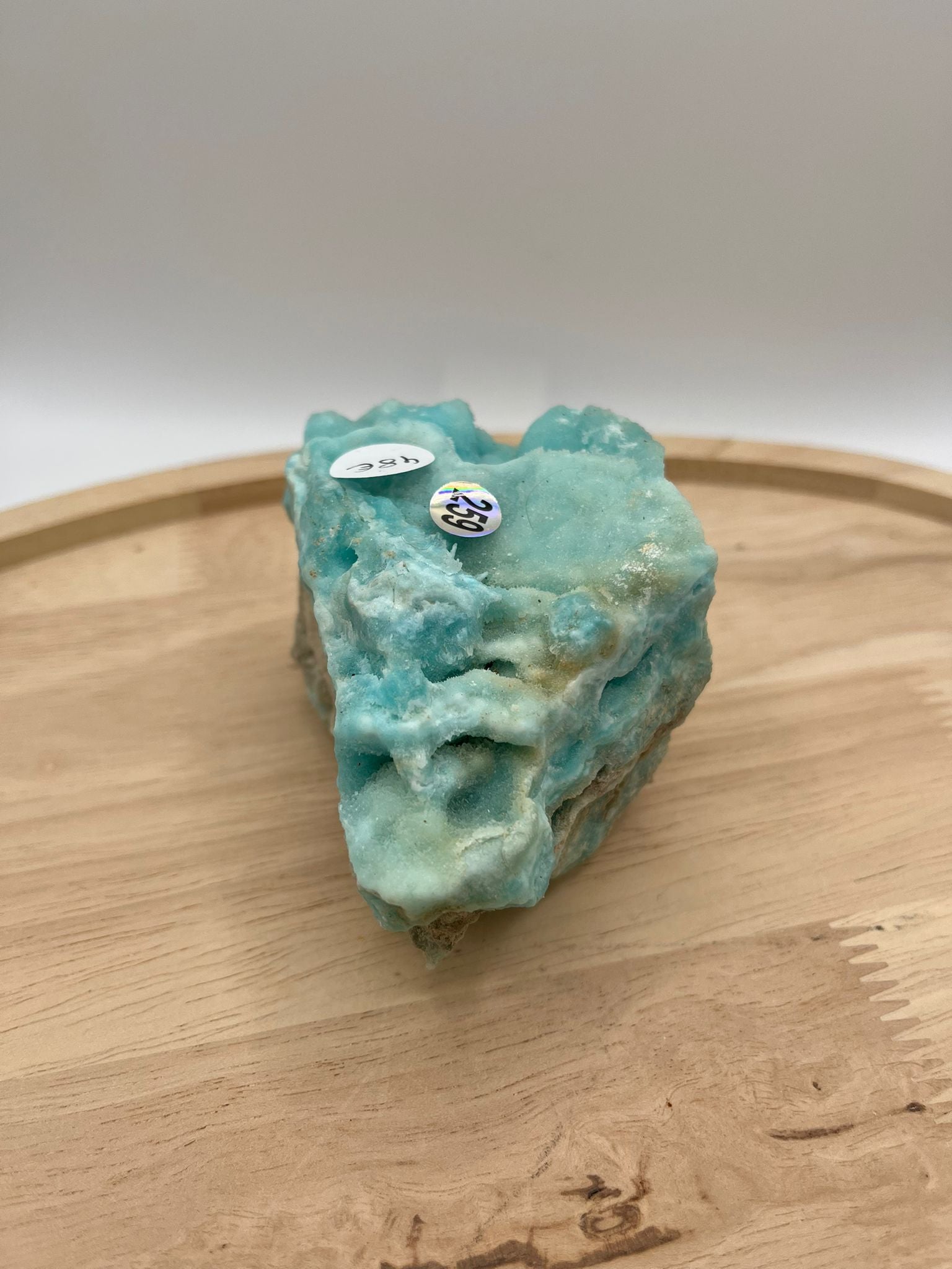 Aragonite bleue brute